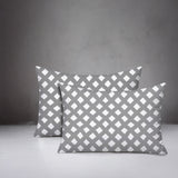 Una Geometric 2 Sets Indoor/Outdoor Reversible Rectangular Pillow