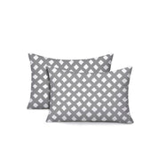 Una Geometric 2 Sets Indoor/Outdoor Reversible Rectangular Pillow