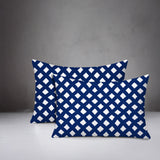 Una Geometric 2 Sets Indoor/Outdoor Reversible Rectangular Pillow