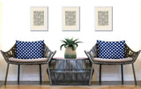 Una Geometric 2 Sets Indoor/Outdoor Reversible Rectangular Pillow