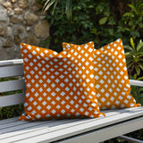 Una Geometric 2 Sets Indoor/Outdoor Reversible Square Pillow