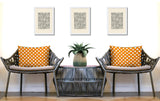 Una Geometric 2 Sets Indoor/Outdoor Reversible Rectangular Pillow