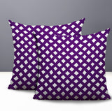 Una Geometric 2 Sets Indoor/Outdoor Reversible Square Pillow