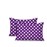 Una Geometric 2 Sets Indoor/Outdoor Reversible Rectangular Pillow