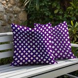 Una Geometric 2 Sets Indoor/Outdoor Reversible Square Pillow