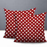 Una Geometric 2 Sets Indoor/Outdoor Reversible Square Pillow