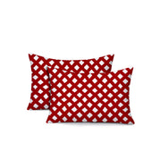 Una Geometric 2 Sets Indoor/Outdoor Reversible Rectangular Pillow