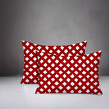 Una Geometric 2 Sets Indoor/Outdoor Reversible Rectangular Pillow