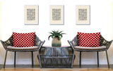 Una Geometric 2 Sets Indoor/Outdoor Reversible Rectangular Pillow