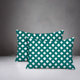 Una Geometric 2 Sets Indoor/Outdoor Reversible Rectangular Pillow
