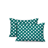 Una Geometric 2 Sets Indoor/Outdoor Reversible Rectangular Pillow