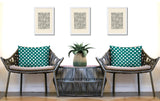 Una Geometric 2 Sets Indoor/Outdoor Reversible Rectangular Pillow