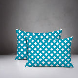 Una Geometric 2 Sets Indoor/Outdoor Reversible Rectangular Pillow