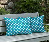 Una Geometric 2 Sets Indoor/Outdoor Reversible Rectangular Pillow