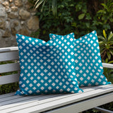 Una Geometric 2 Sets Indoor/Outdoor Reversible Square Pillow