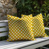 Una Geometric 2 Sets Indoor/Outdoor Reversible Square Pillow