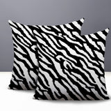 Valerie Zebra Print Indoor/Outdoor Reversible Square Pillow