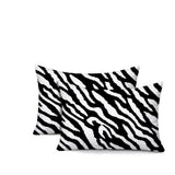 Valerie Zebra Print Indoor/Outdoor Reversible Rectangular Pillow