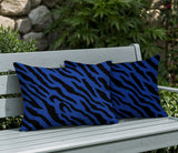 Valerie Zebra Print Indoor/Outdoor Reversible Rectangular Pillow
