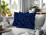 Valerie Zebra Print Indoor/Outdoor Reversible Square Pillow