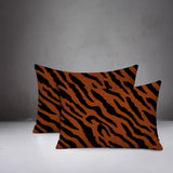 Valerie Zebra Print Indoor/Outdoor Reversible Rectangular Pillow