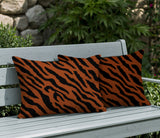 Valerie Zebra Print Indoor/Outdoor Reversible Rectangular Pillow
