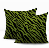 Valerie Zebra Print Indoor/Outdoor Reversible Square Pillow