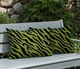 Valerie Zebra Print Indoor/Outdoor Reversible Rectangular Pillow