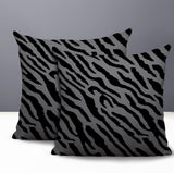 Valerie Zebra Print Indoor/Outdoor Reversible Square Pillow