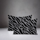 Valerie Zebra Print Indoor/Outdoor Reversible Rectangular Pillow