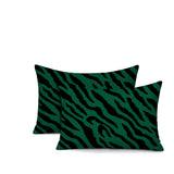 Valerie Zebra Print Indoor/Outdoor Reversible Rectangular Pillow