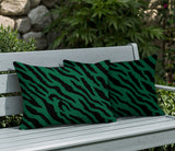 Valerie Zebra Print Indoor/Outdoor Reversible Rectangular Pillow
