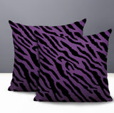 Valerie Zebra Print Indoor/Outdoor Reversible Square Pillow