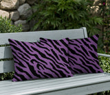 Valerie Zebra Print Indoor/Outdoor Reversible Rectangular Pillow