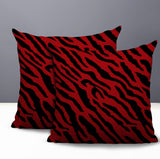 Valerie Zebra Print Indoor/Outdoor Reversible Square Pillow