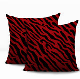 Valerie Zebra Print Indoor/Outdoor Reversible Square Pillow