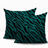 Valerie Zebra Print Indoor/Outdoor Reversible Square Pillow
