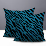 Valerie Zebra Print Indoor/Outdoor Reversible Square Pillow