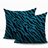 Valerie Zebra Print Indoor/Outdoor Reversible Square Pillow