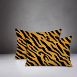 Valerie Zebra Print Indoor/Outdoor Reversible Rectangular Pillow