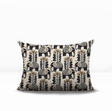 Vance Elephant Reversible Indoor/Outdoor Lumbar Pillow