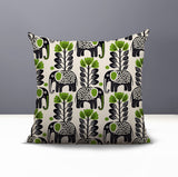 Vance Elephant Reversible Indoor/Outdoor Square Pillow