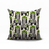 Vance Elephant Reversible Indoor/Outdoor Square Pillow