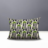 Vance Elephant Reversible Indoor/Outdoor Lumbar Pillow in Chartreuse - Size 25x18