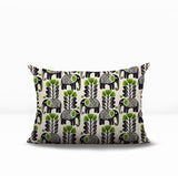 Vance Elephant Reversible Indoor/Outdoor Lumbar Pillow