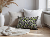 Vance Elephant Reversible Indoor/Outdoor Lumbar Pillow in Chartreuse - Size 25x18