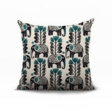 Vance Elephant Reversible Indoor/Outdoor Square Pillow