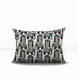 Vance Elephant Reversible Indoor/Outdoor Lumbar Pillow