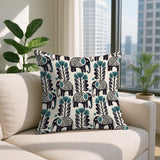 Vance Elephant Reversible Indoor/Outdoor Lumbar Pillow