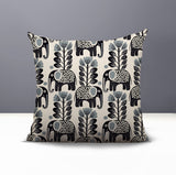 Vance Elephant Reversible Indoor/Outdoor Square Pillow